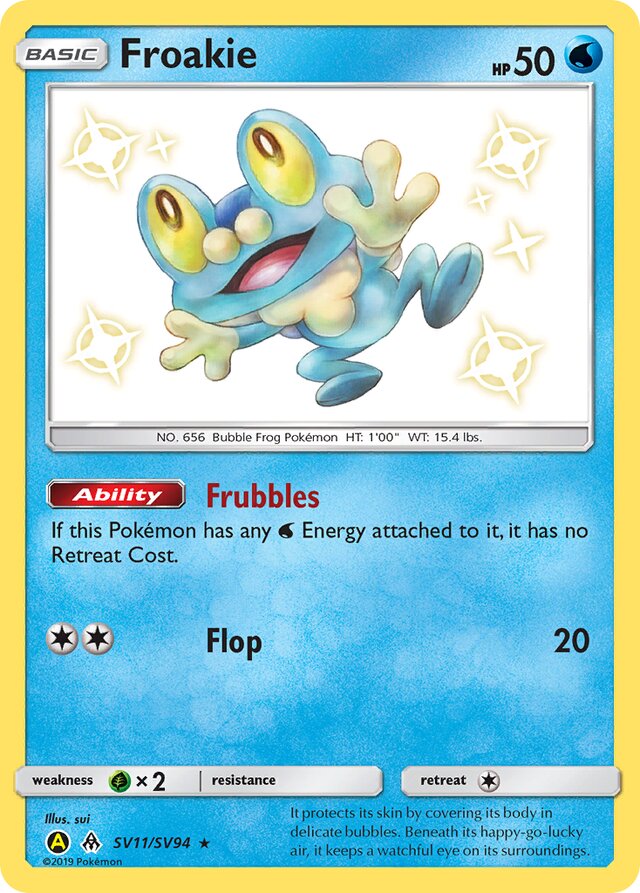 Froakie - #SV11/SV94 - Pokémon Sun & Moon - Hidden Fates
