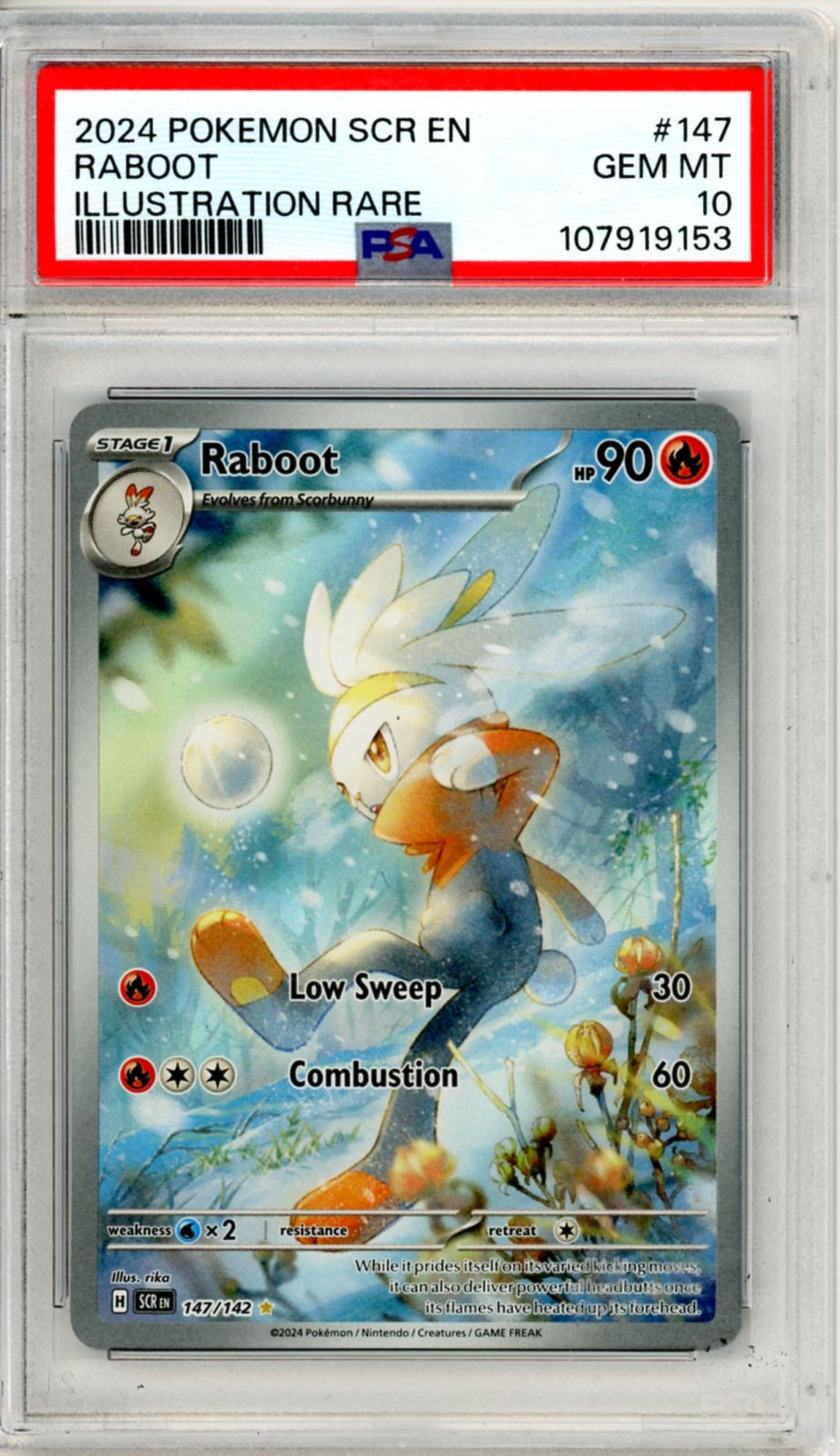 PSA 10 Raboot 147/142 - Stellar Crown