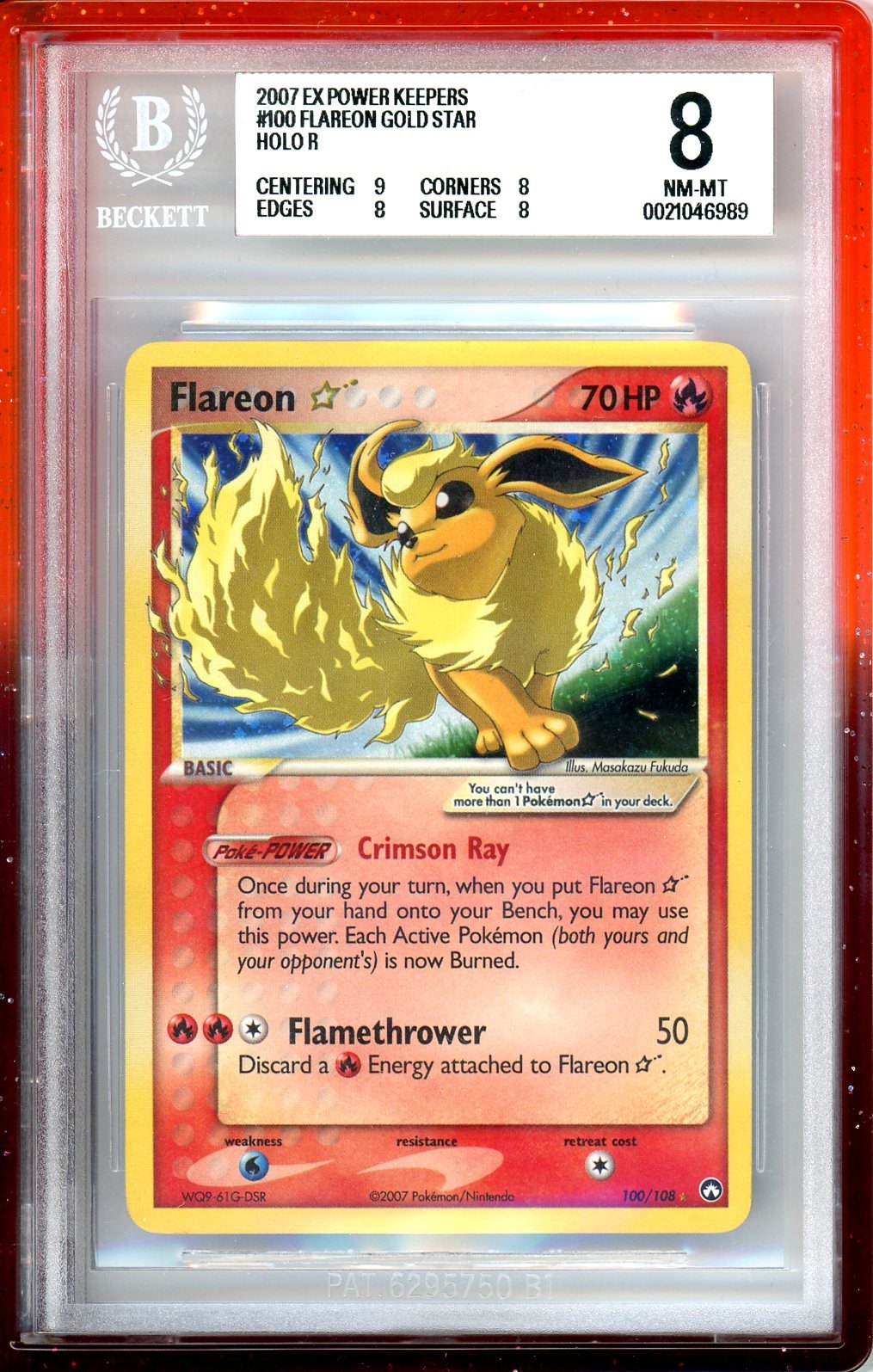 BGS 8 Flareon ☆ 100/108 - Power Keepers