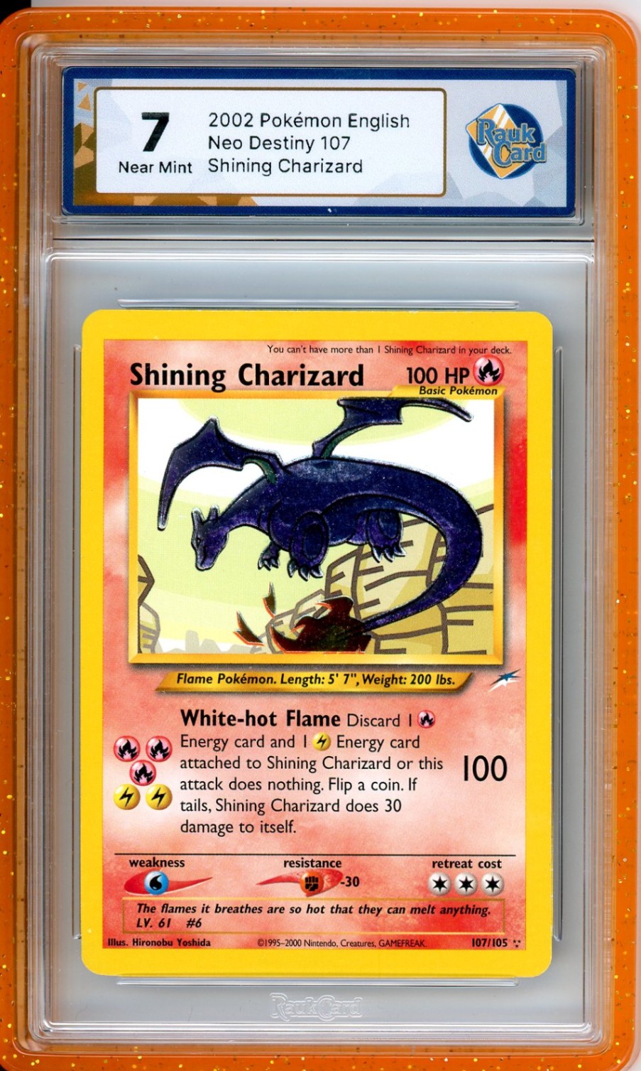 PSA 10 Shining Charizard 107/105 - Neo Destiny