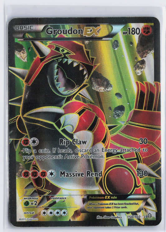 Groudon ex - #150/160 - Pokémon X & Y - Primal Clash