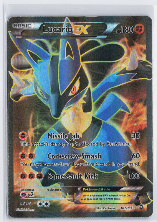 Lucario ex - #107/111 - Pokémon X & Y - Furious Fist