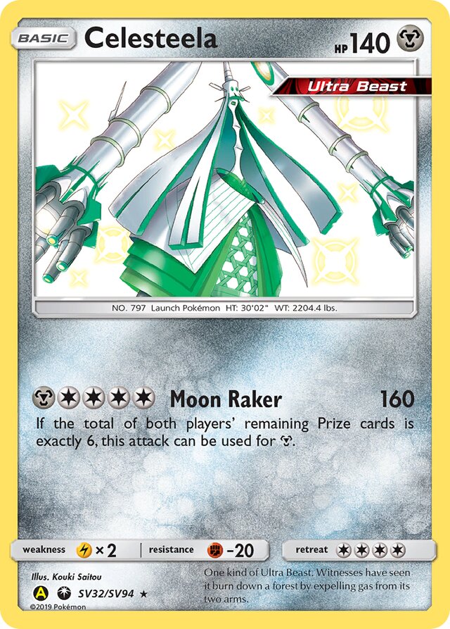 Celesteela - #SV32/SV94 - Pokémon Sun & Moon - Hidden Fates