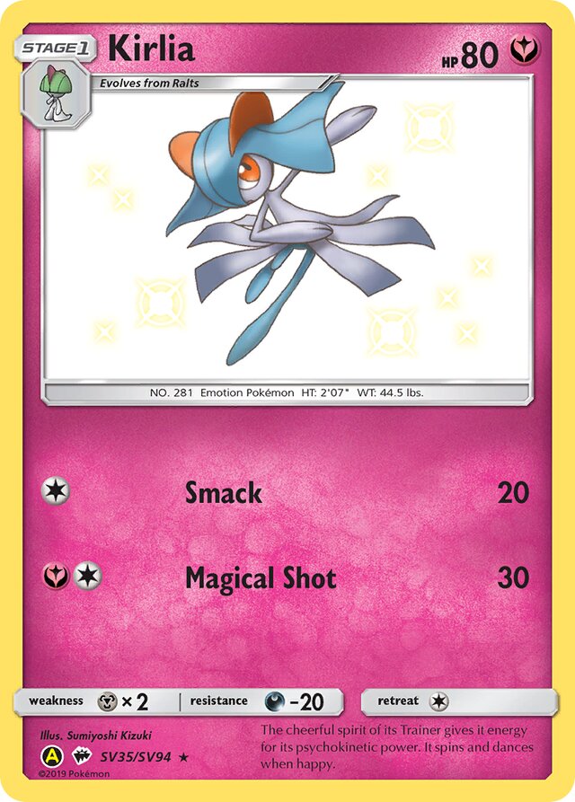 Kirlia - #SV35/SV94 - Pokémon Sun & Moon - Hidden Fates
