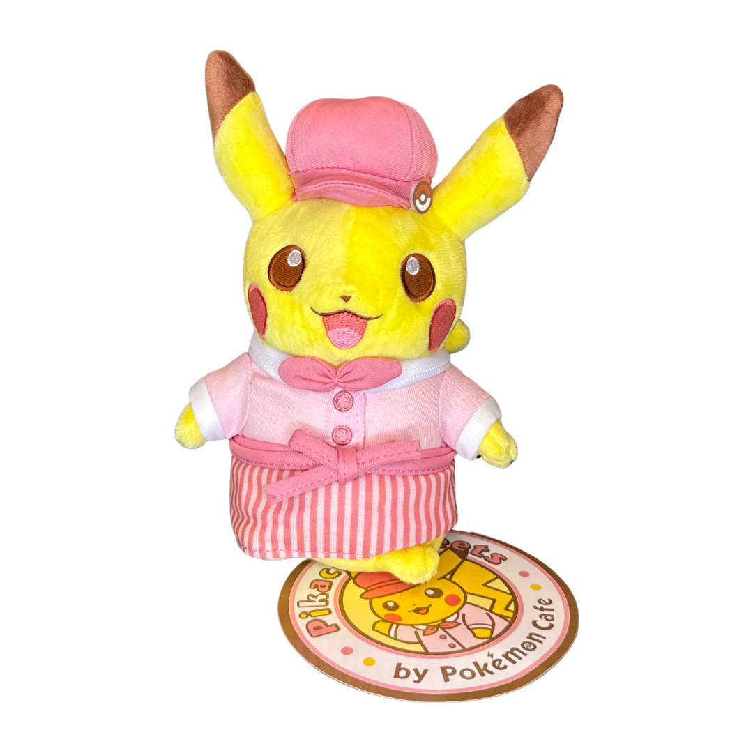 Pokémon TCG Plushie: Pikachu Café Edition - Pink