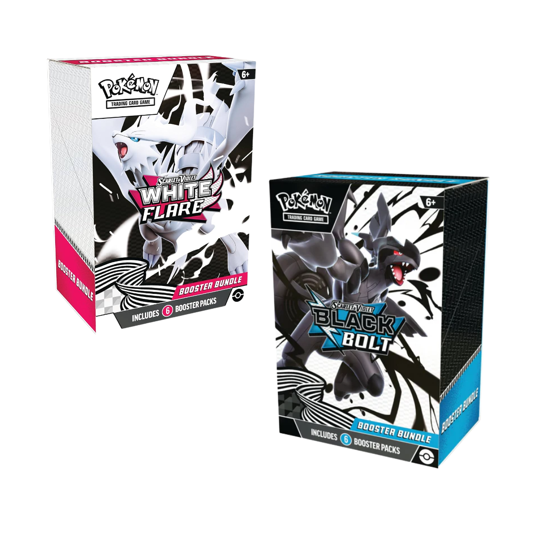 Pokémon Scarlet & Violet: Black Bolt | White Flare Booster Bundle