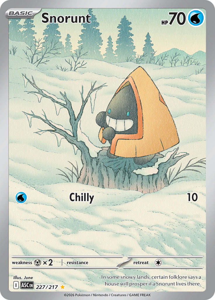 Snorunt - #227/217 - Pokémon Mega Evolution - Ascended Heroes