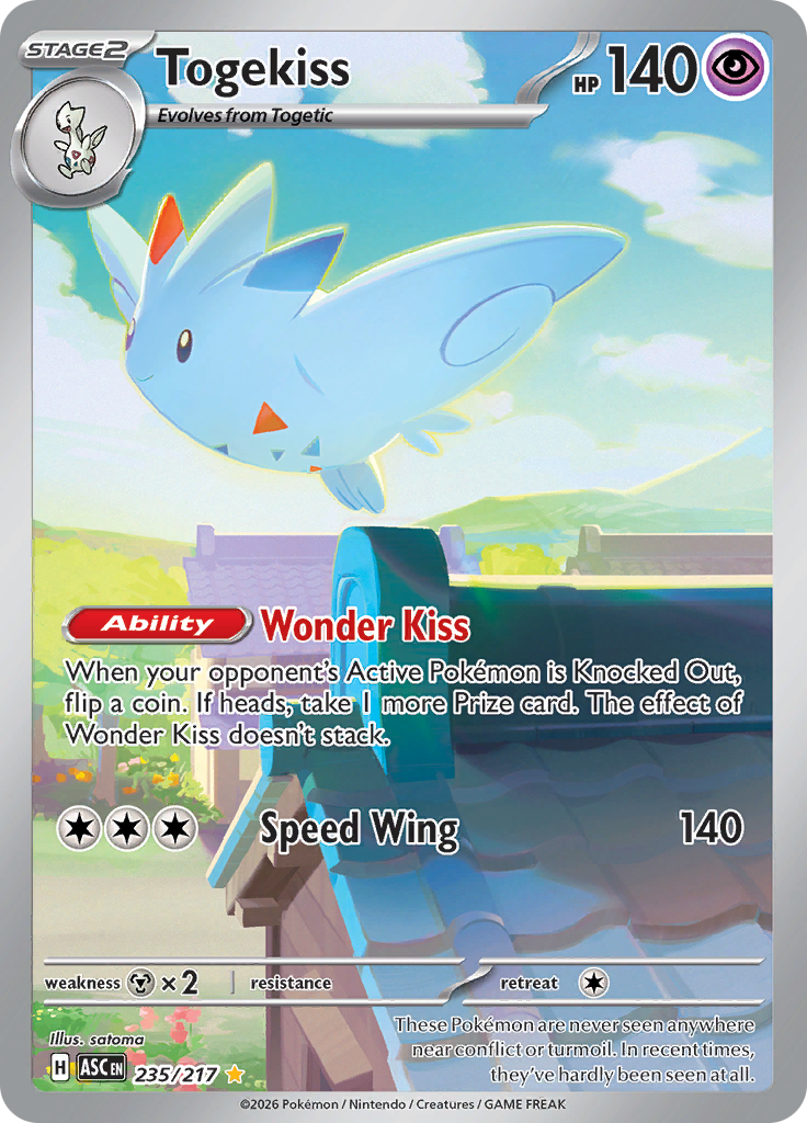 Togekiss - #235/217 - Pokémon Mega Evolution - Ascended Heroes