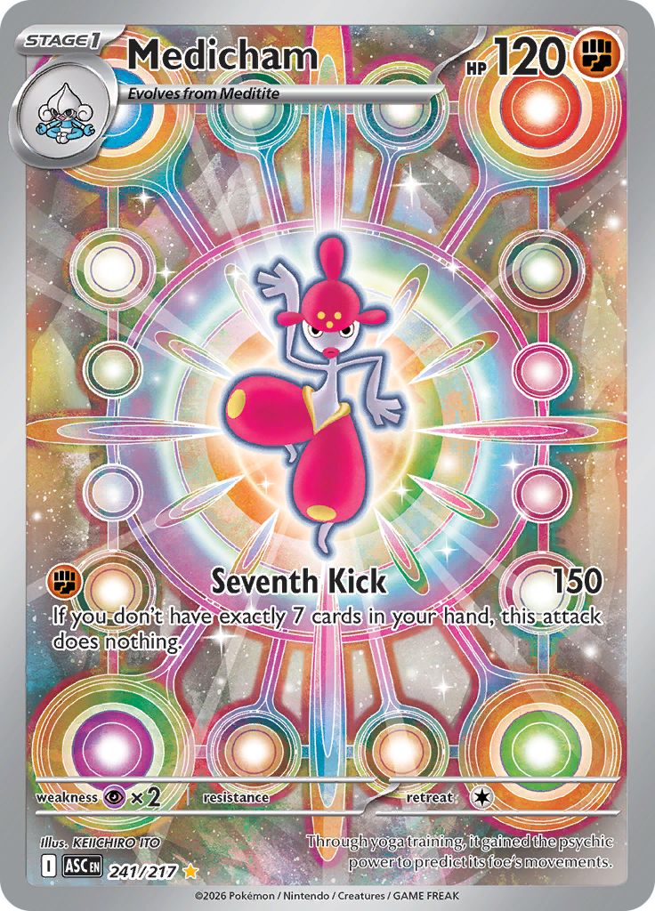 Medicham - #241/217 - Pokémon Mega Evolution - Ascended Heroes