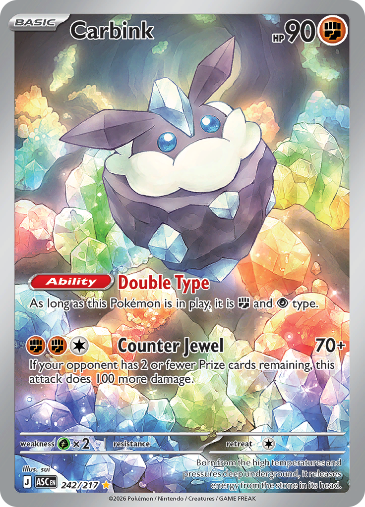 Carbink - #242/217 - Pokémon Mega Evolution - Ascended Heroes