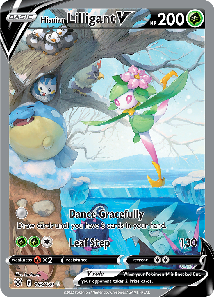 Hisuian Lilligant V - #163/189 - Pokémon Sword & Shield - Astral Radiance