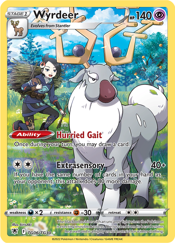 Wyrdeer - #TG6/TG30 - Pokémon Sword & Shield - Astral Radiance
