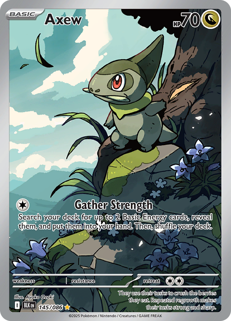 Axew - #145/086 - Pokémon Scarlet & Violet - Black Bolt