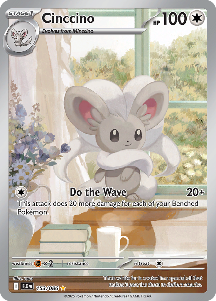 Cinccino - #153/086 - Pokémon Scarlet & Violet - Black Bolt