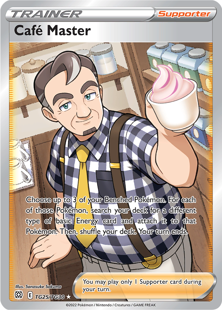 Café Master - #TG25/TG30 - Pokémon Sword & Shield - Brilliant Stars