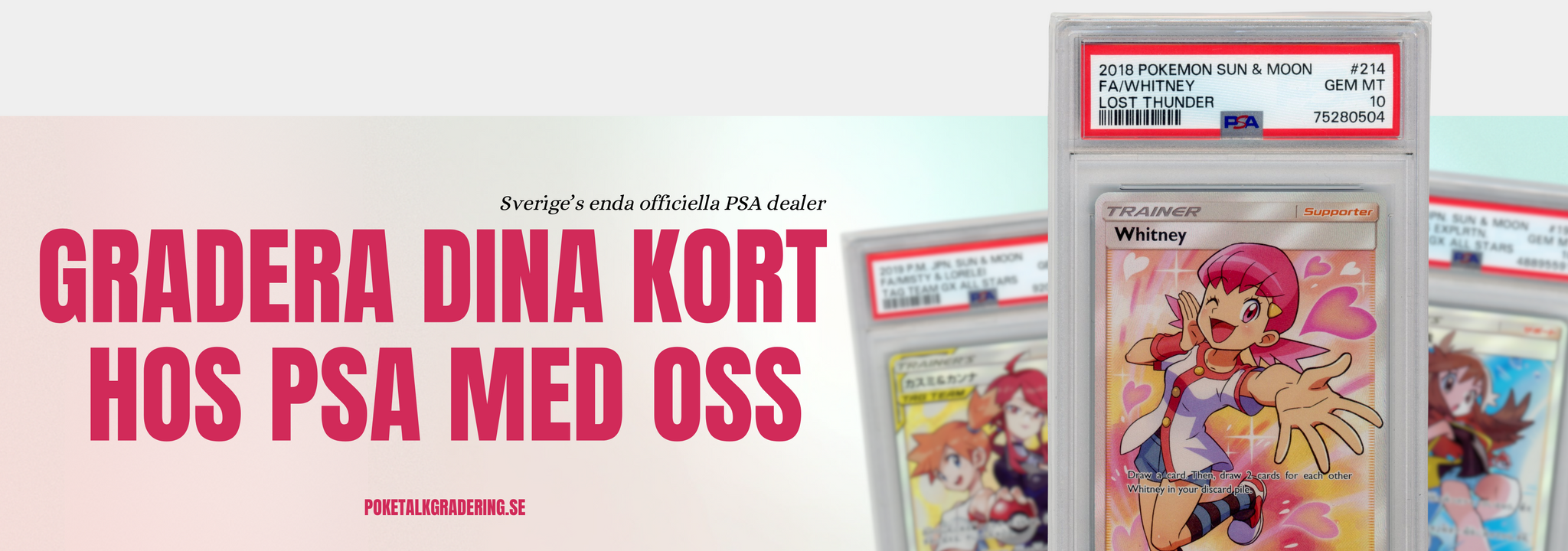 Gradera dina kort med oss hos PSA - PokeTalk Gradering.