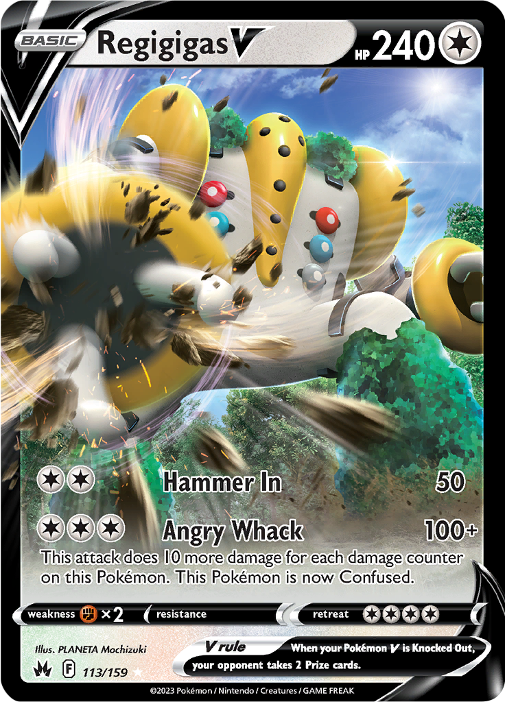 Regigigas V - #113/159 - Pokémon Sword & Shield - Crown Zenith