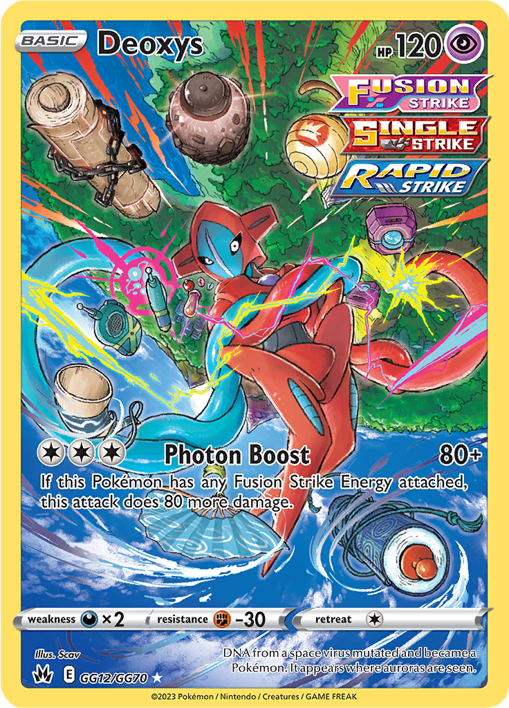 Deoxys - #GG12/GG60 - Pokémon Sword & Shield - Crown Zenith