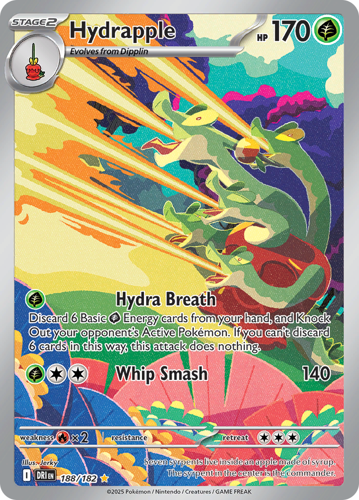Hydrapple - #188/182 - Pokémon Scarlet & Violet - Destined Rivals