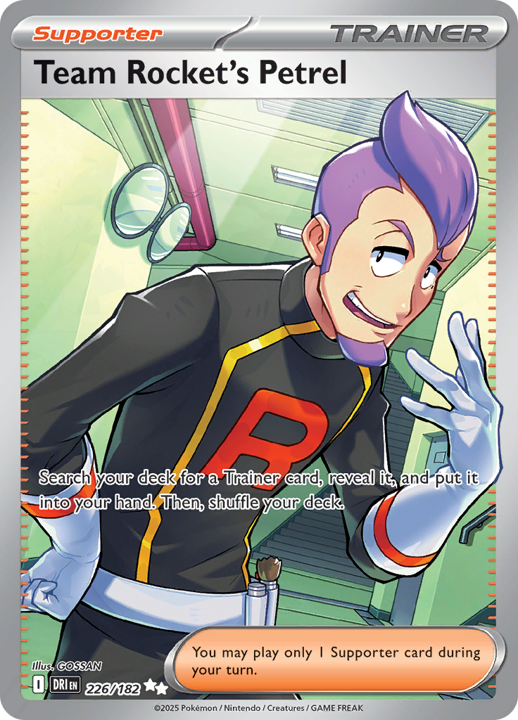 Team Rocket's Petrel - #226/182 - Pokémon Scarlet & Violet - Destined Rivals
