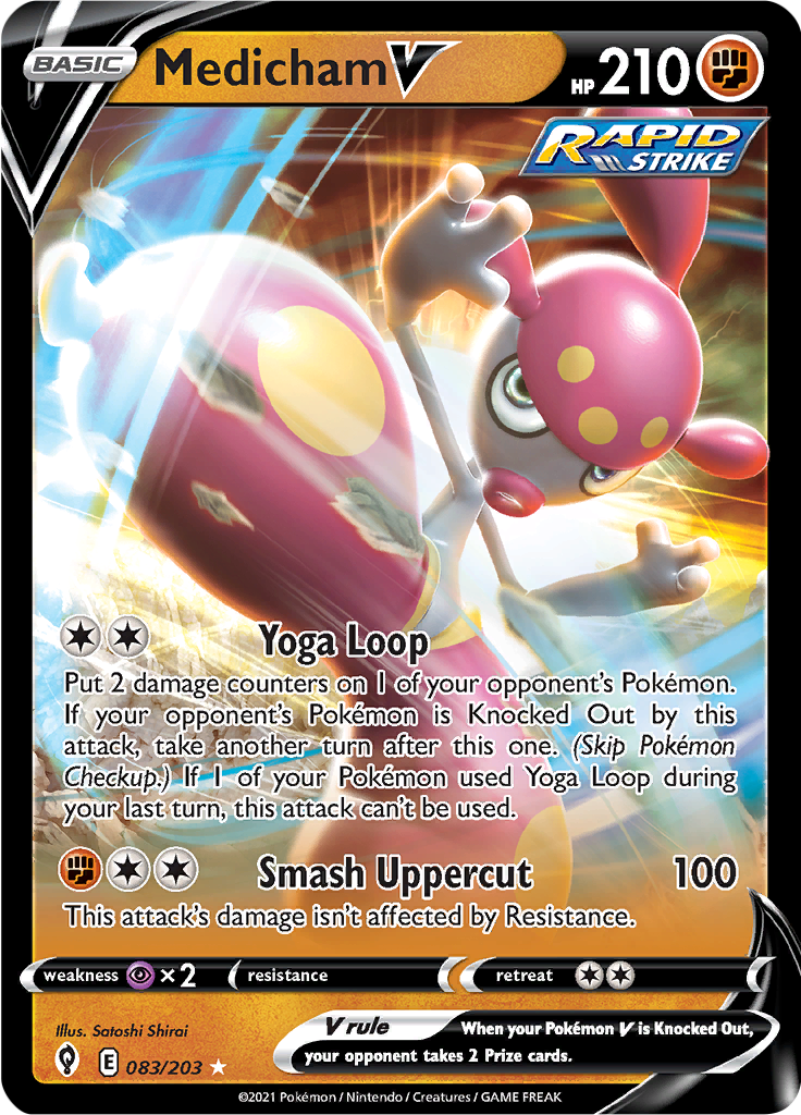 Medicham V - #83/203 - Pokémon Sword & Shield - Evolving Skies