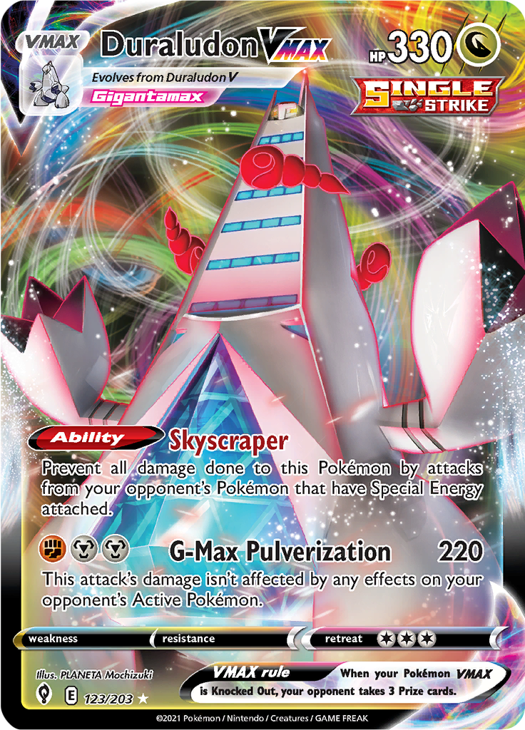 Duraludon VMAX - #123/203 - Pokémon Sword & Shield - Evolving Skies