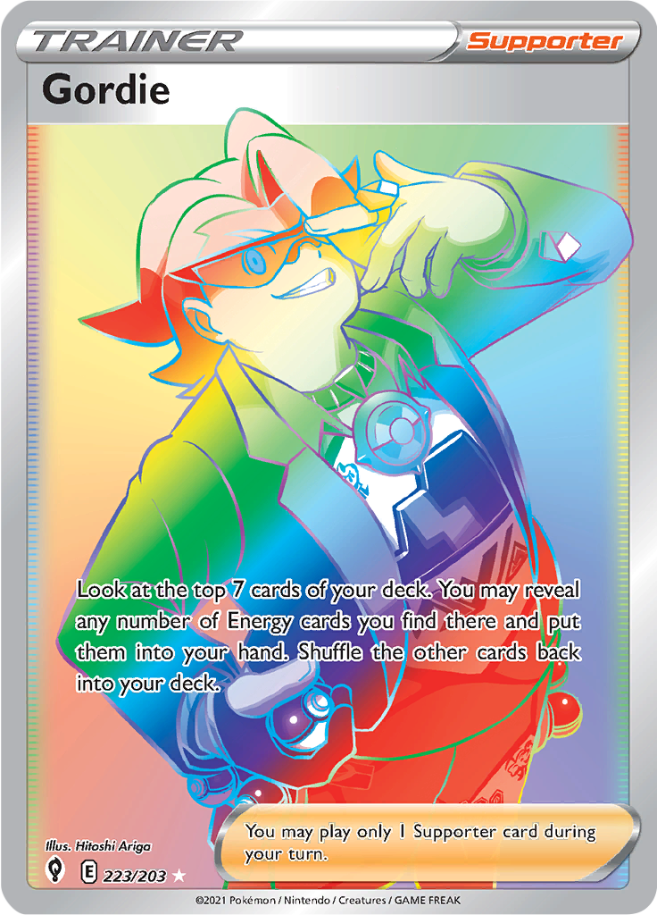 Gordie - #223/203 - Pokémon Sword & Shield - Evolving Skies