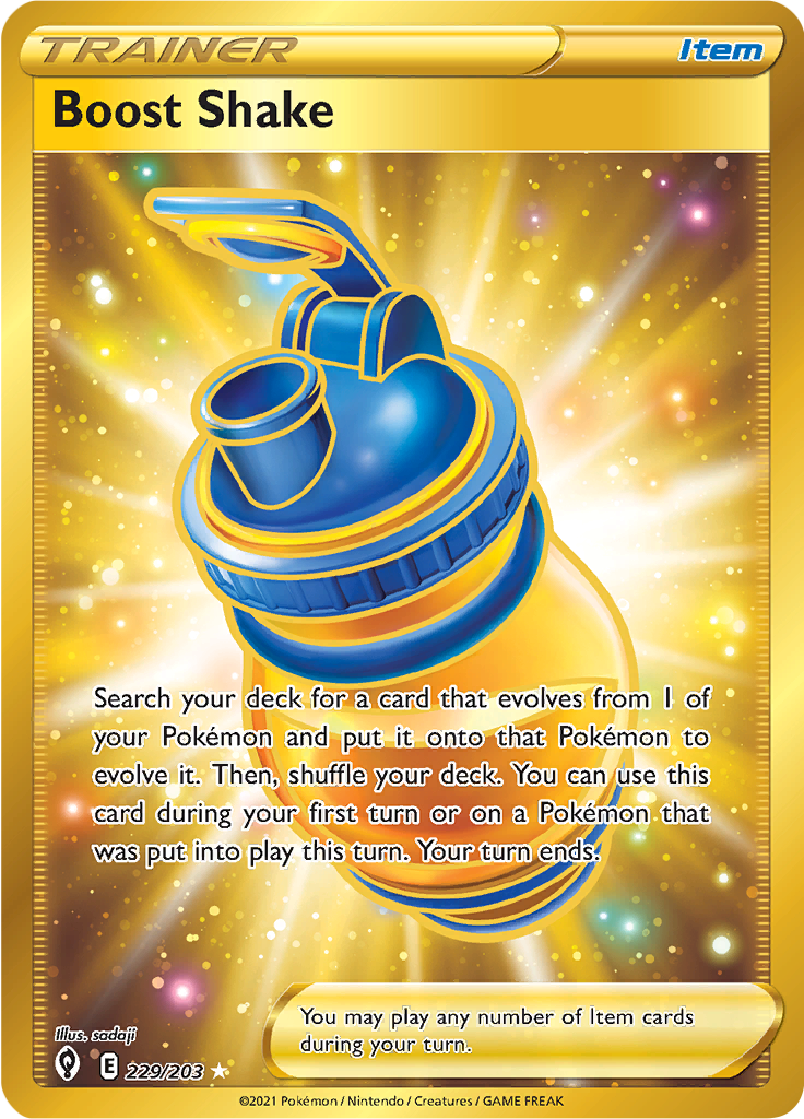 Boost Shake - #229/203 - Pokémon Sword & Shield - Evolving Skies