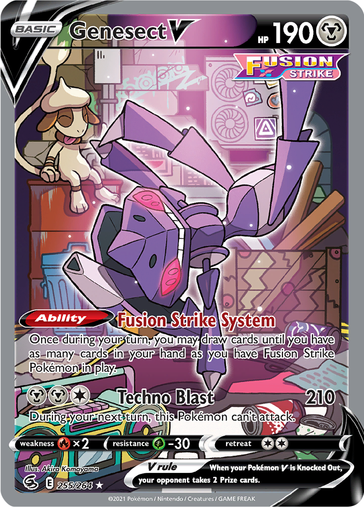 Genesect V - #255/264 - Pokémon Sword & Shield - Fusion Strike