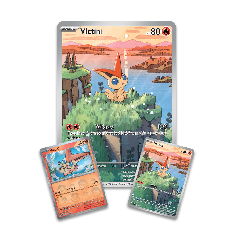Pokémon Scarlet & Violet: Black & White Unova Victini Illustration Collection