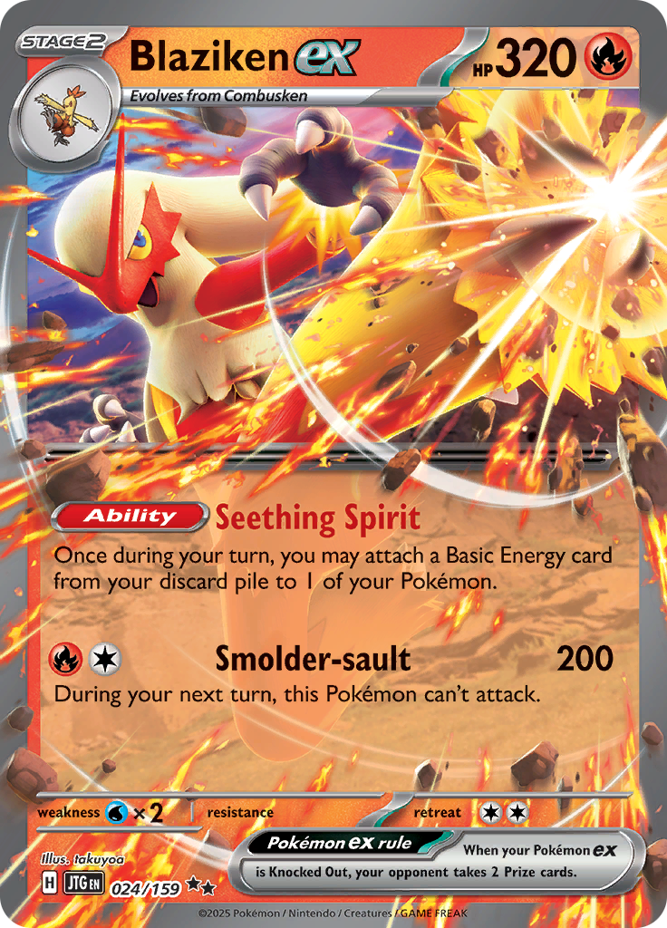 Blaziken ex - #24/159 - Pokémon Scarlet & Violet - Journey Together