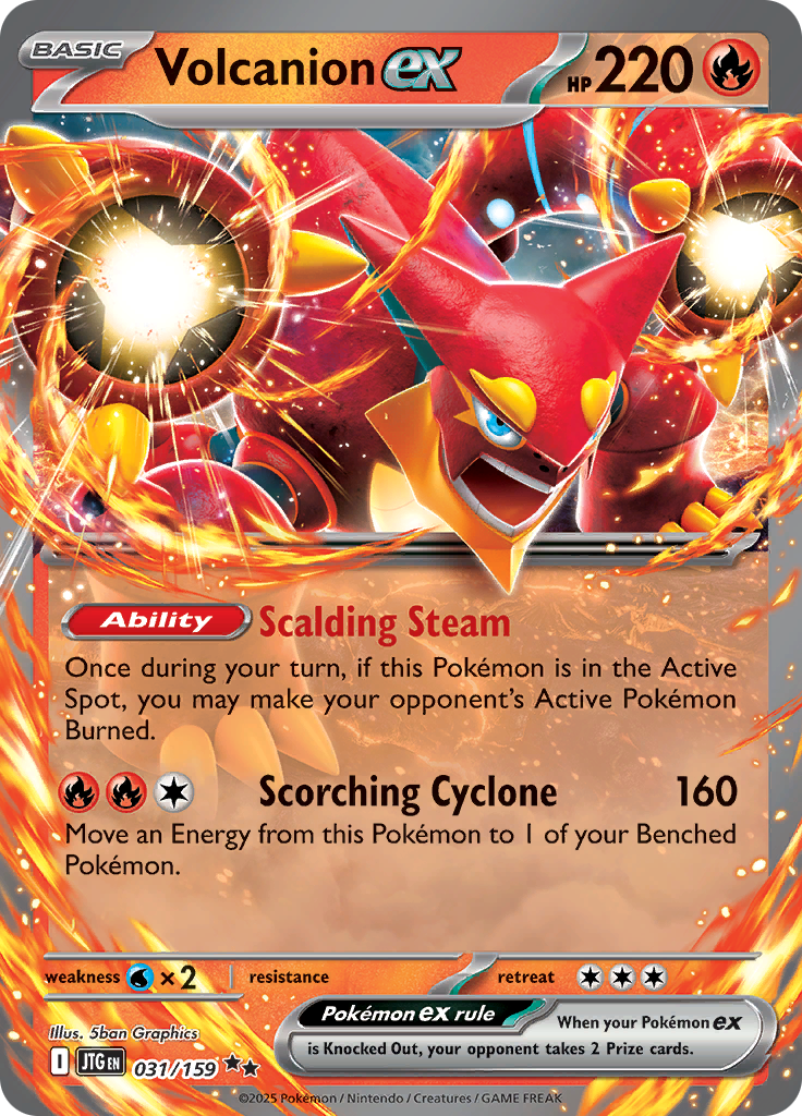 Volcanion ex - #31/159 - Pokémon Scarlet & Violet - Journey Together