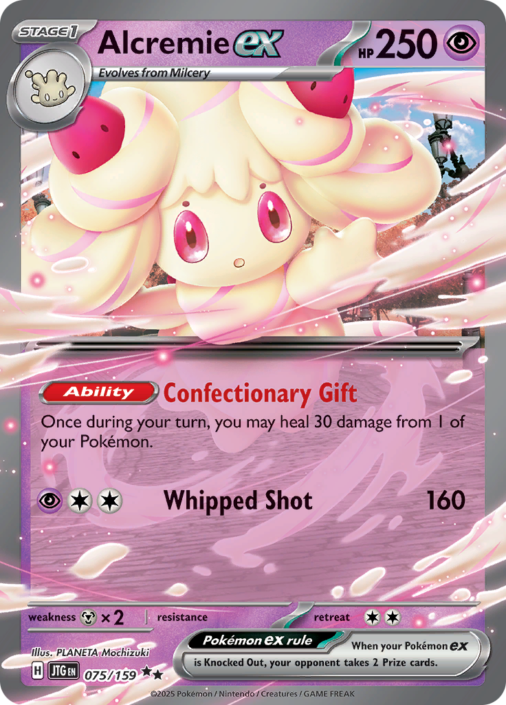 Alcremie ex - #75/159 - Pokémon Scarlet & Violet - Journey Together