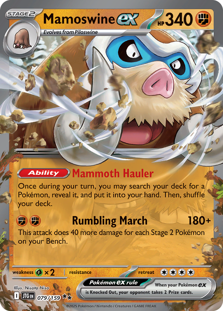 Mamoswine ex - #79/159 - Pokémon Scarlet & Violet - Journey Together