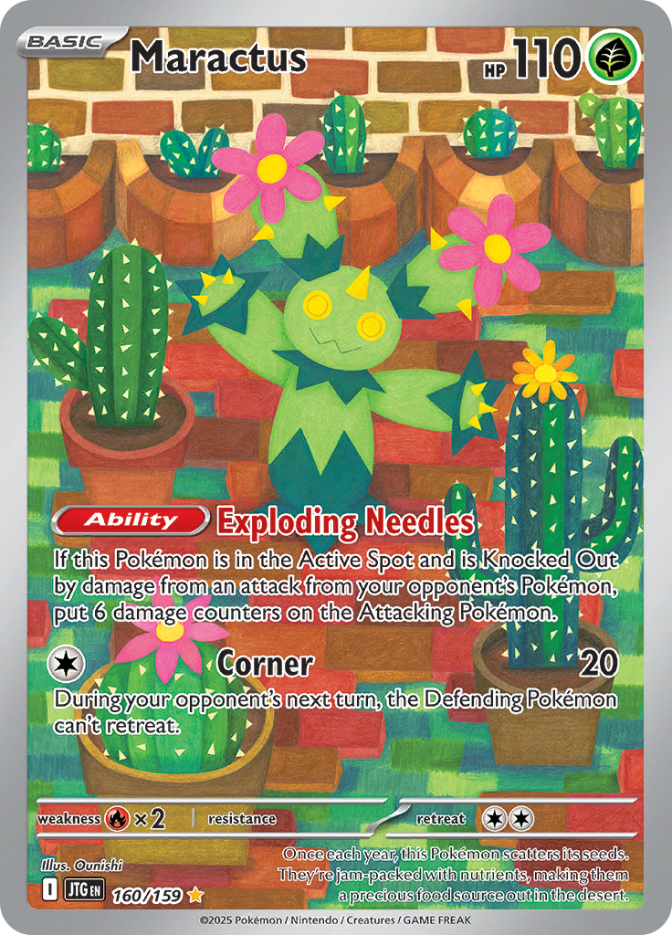 Maractus - #160/159 - Pokémon Scarlet & Violet - Journey Together