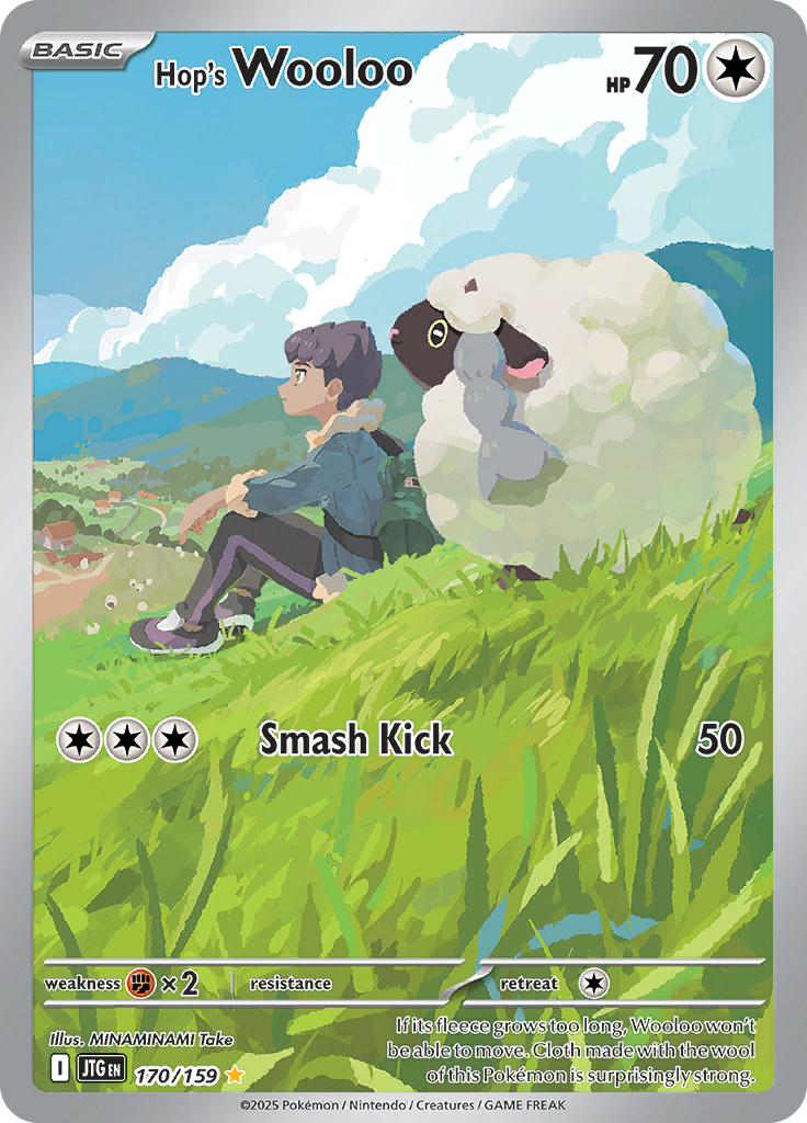 Hop's Wooloo - #170/159 - Pokémon Scarlet & Violet - Journey Together