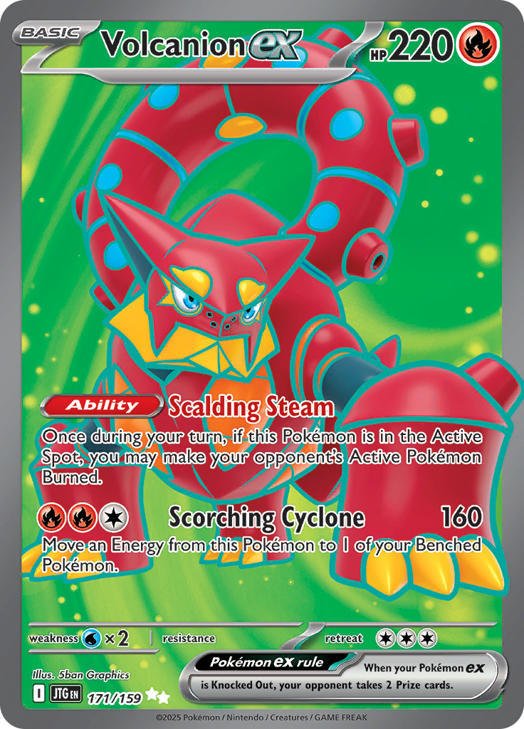 Volcanion ex - #171/159 - Pokémon Scarlet & Violet - Journey Together