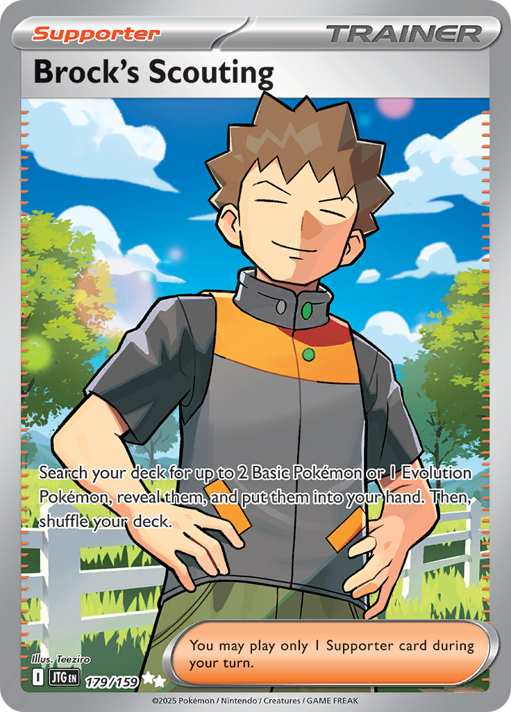 Brock's Scouting - #179/159 - Pokémon Scarlet & Violet - Journey Together