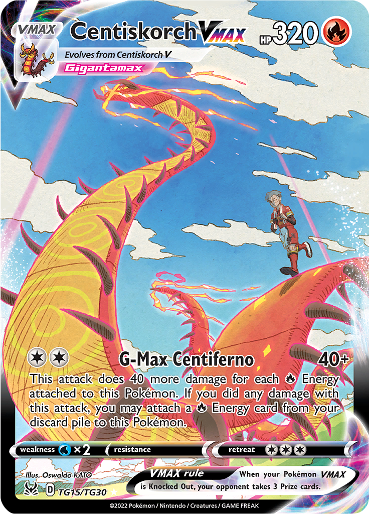 Centiskorch VMAX - #TG15/TG30 - Pokémon Sword & Shield - Lost Origin