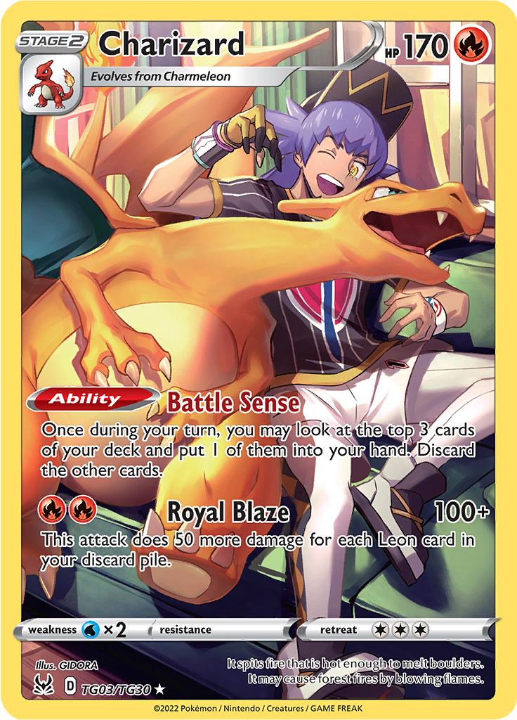 Charizard - #TG3/TG30 - Pokémon Sword & Shield - Lost Origin