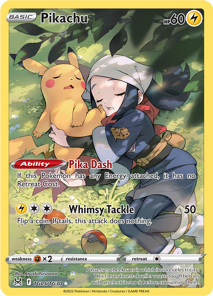 Pikachu - #TG5/TG30 - Pokémon Sword & Shield - Lost Origin
