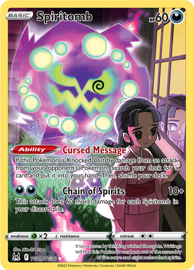 Spiritomb - #TG9/TG30 - Pokémon Sword & Shield - Lost Origin