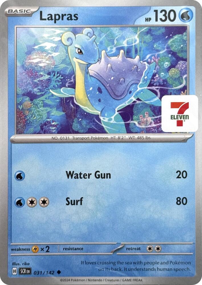 Lapras - #31/142 - Pokémon Scarlet & Violet - 7/11 Promo