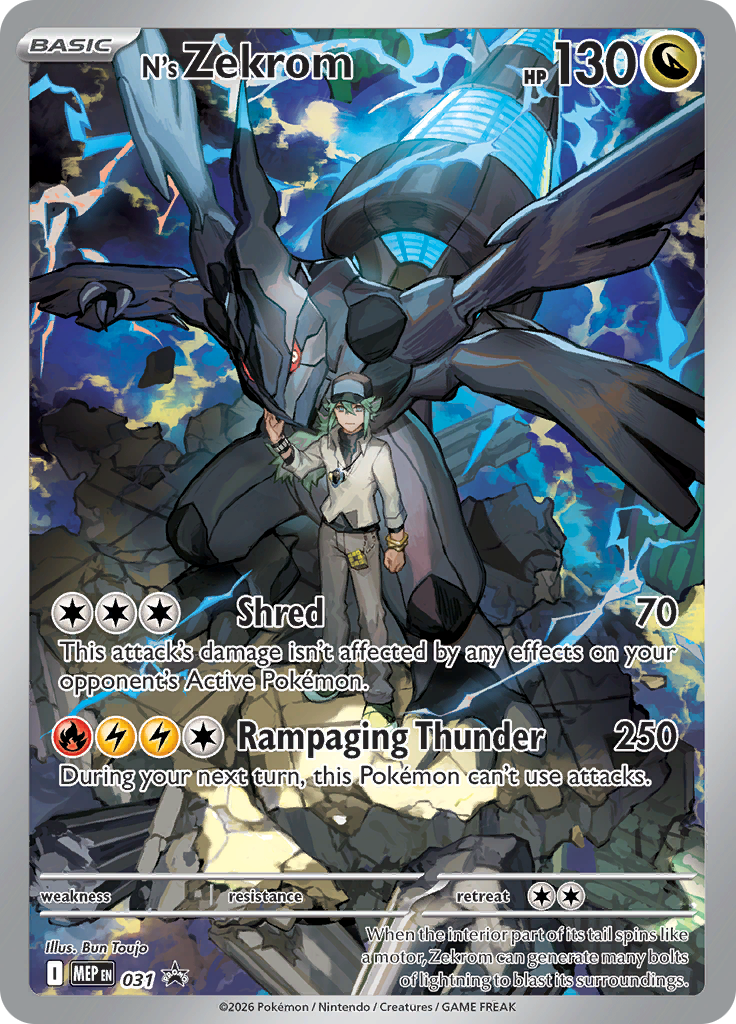 N's Zekrom - #MEP031 - Pokémon Mega Evolution - Promo