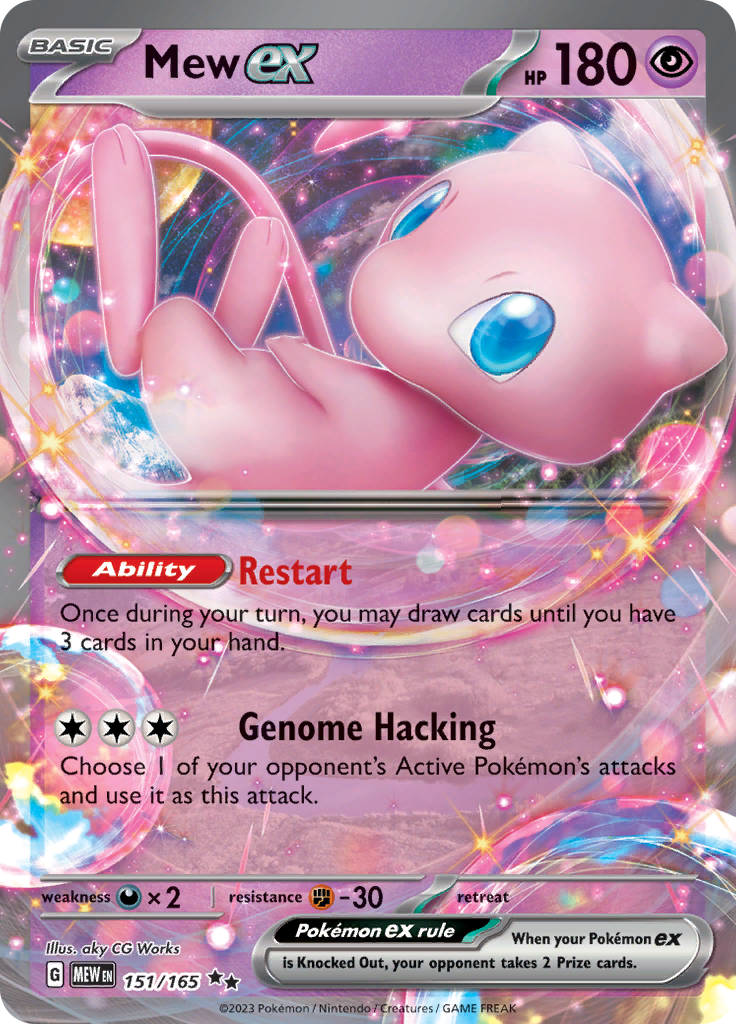 Mew ex - #151/165 - Pokémon Scarlet & Violet - 151