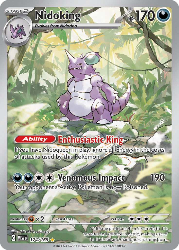 Nidoking - #174/165 - Pokémon Scarlet & Violet - 151