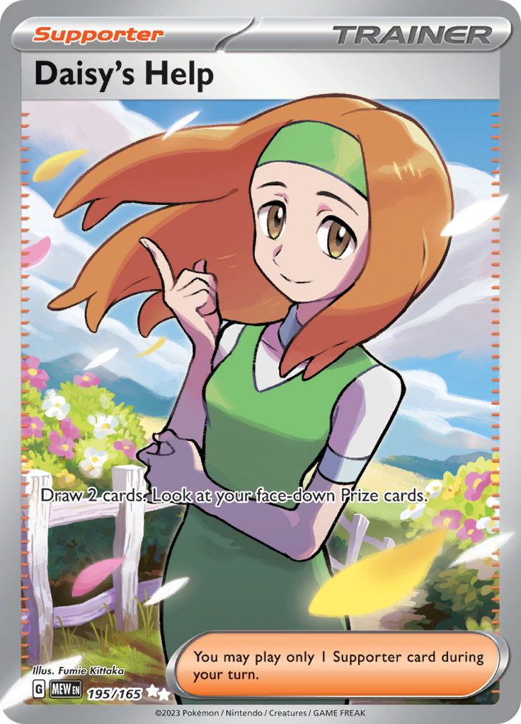 Daisy's Help - #195/165 - Pokémon Scarlet & Violet - 151