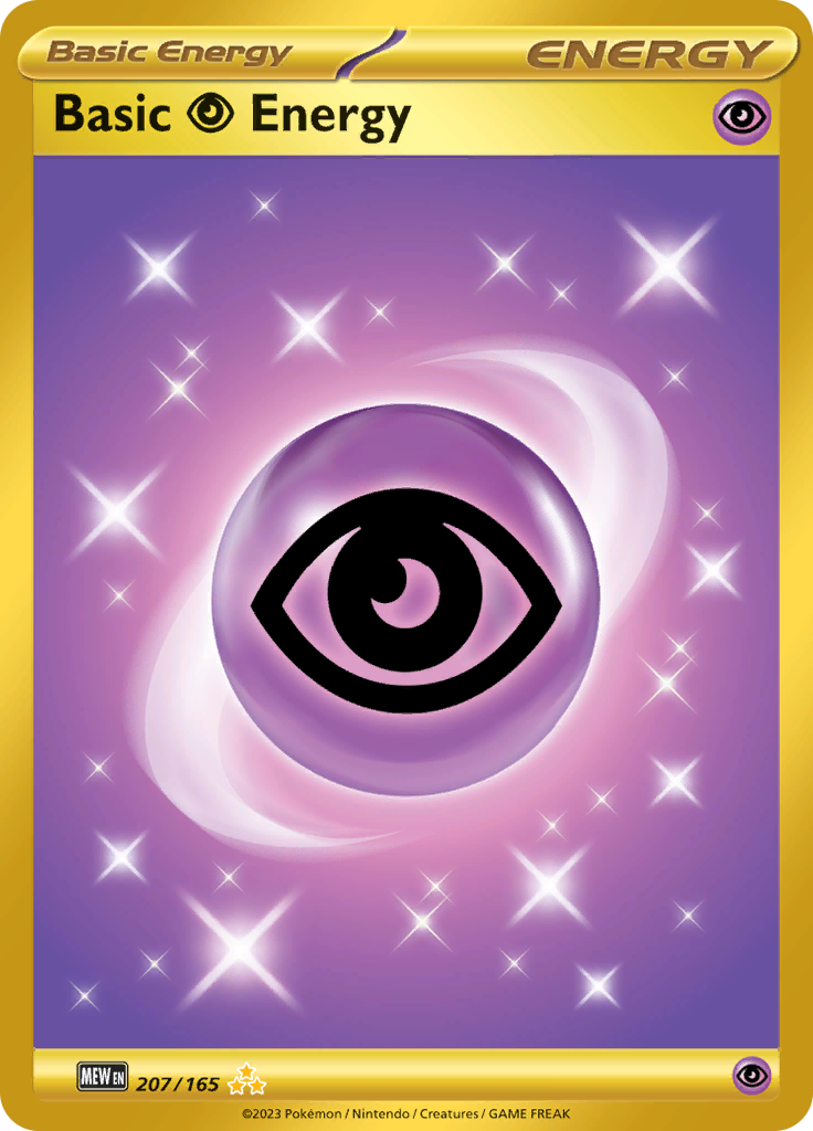 Basic Psychic Energy - #207/165 - Pokémon Scarlet & Violet - 151