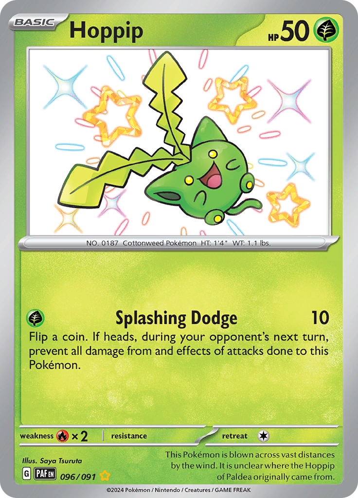 Hoppip - #96/91 - Pokémon Scarlet & Violet - Paldean Fates