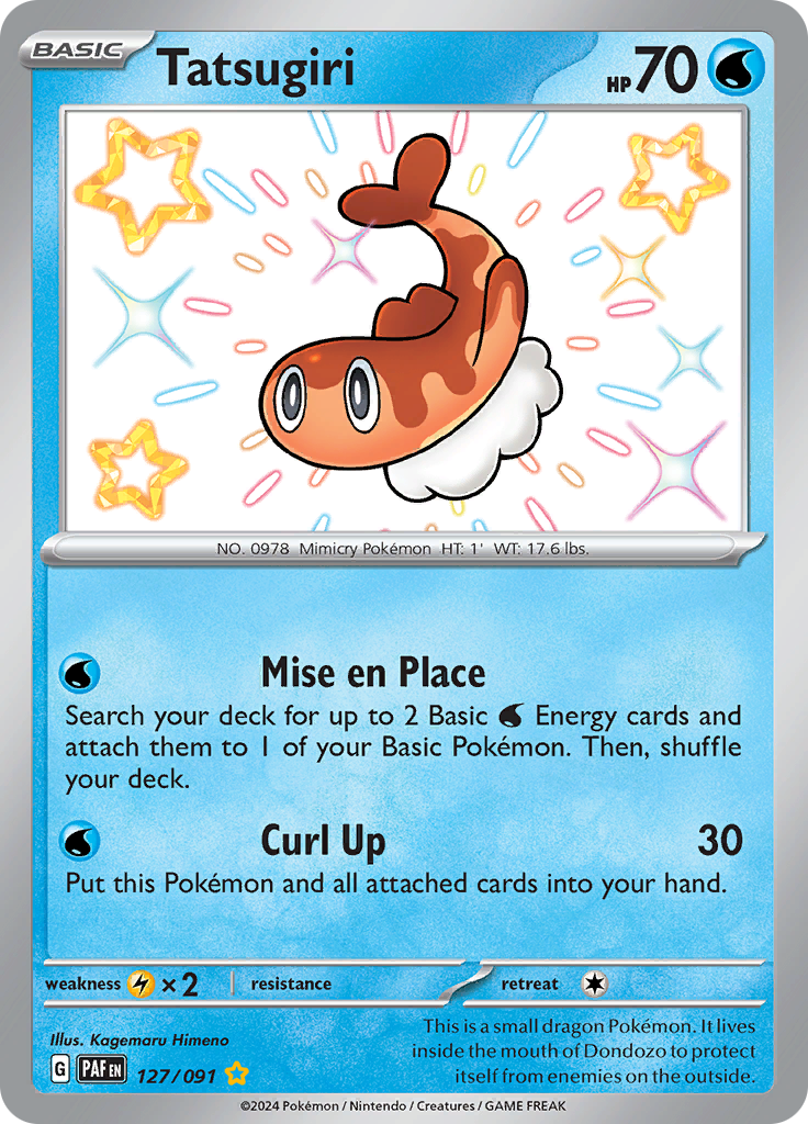Tatsugiri - #127/91 - Pokémon Scarlet & Violet - Paldean Fates
